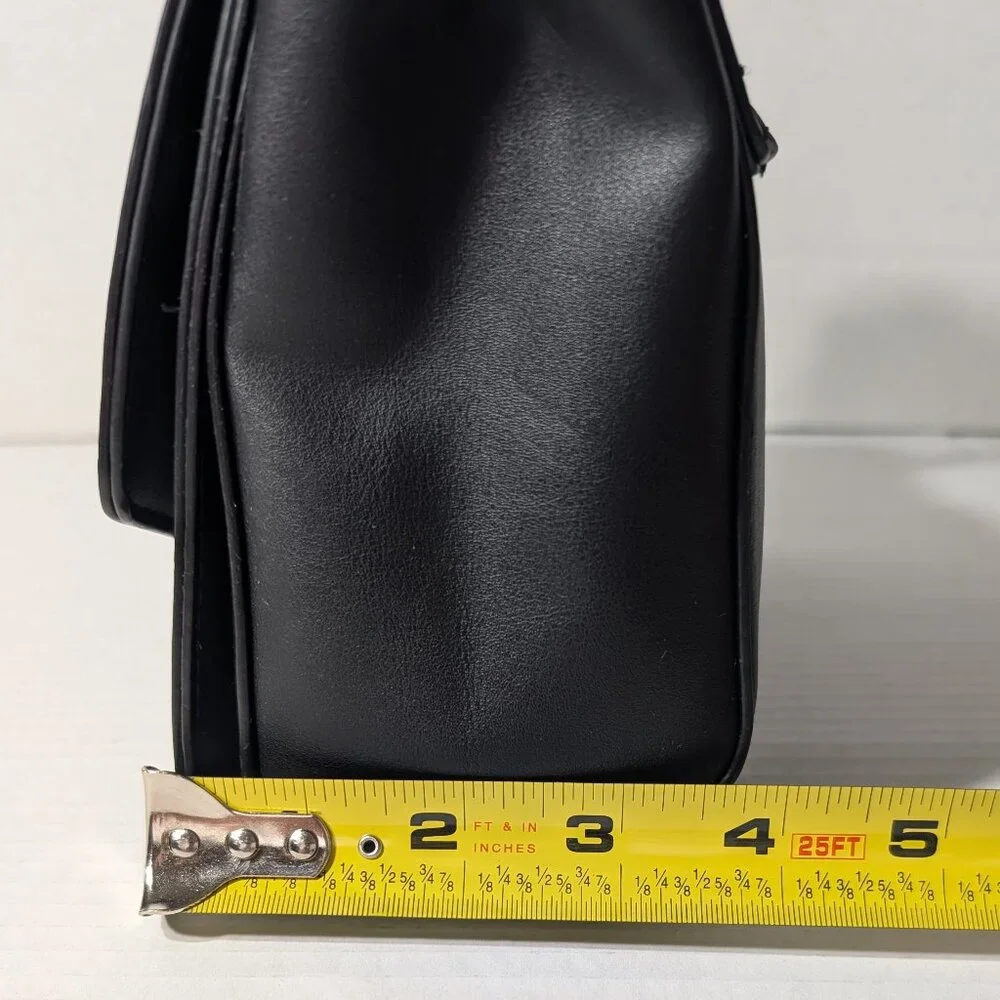 Steve Madden - leather black small purse with removable strap - New - Picture 12 of 12